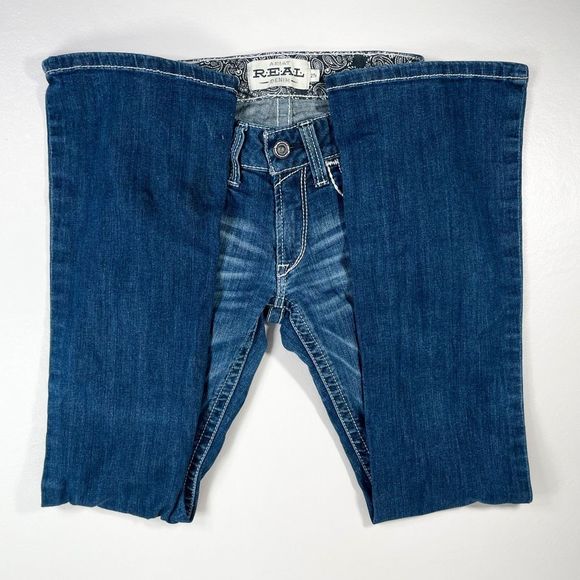 Ariat Women's Boot Cut Jeans - Dark Blue - Picture 10 of 11